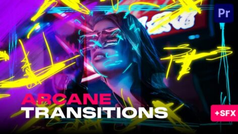 پروژه پریمیر ترانزیشن Arcane Transitions | MOGRT