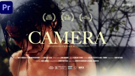 پروژه پریمیر انتقال حرکت دوربین Camera Movement Transitions