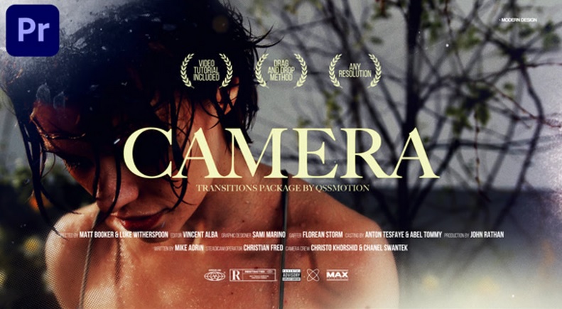 پروژه پریمیر انتقال حرکت دوربین Camera Movement Transitions