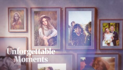 پروژه افترافکت اسلایدشوی خاطرات Memories Slideshow