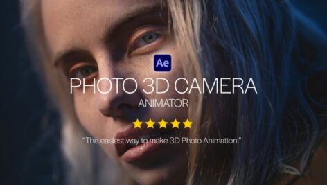 پروژه افترافکت دوربین سه بعدی عکس انیماتور Photo 3D Camera Animator