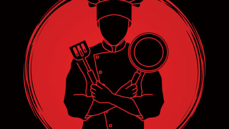 دانلود طرح لوگو وکتور سرآشپز