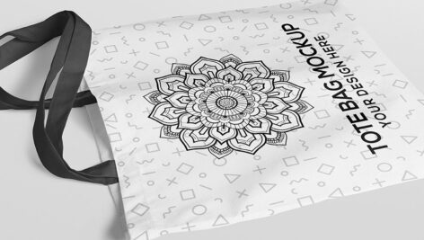 دانلود طرح موکاپ ساک دستی Tote Bag Mockup