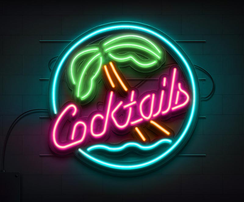 دانلود افکت تابلو نئون Neon Sign Effect