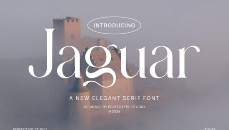 دانلود فونت Jaguar Elegant Serif برای طرح‌های کلاسیک