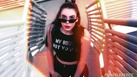 دانلود افکت عکس سوختگی لنز Lens Burn Photo Effect